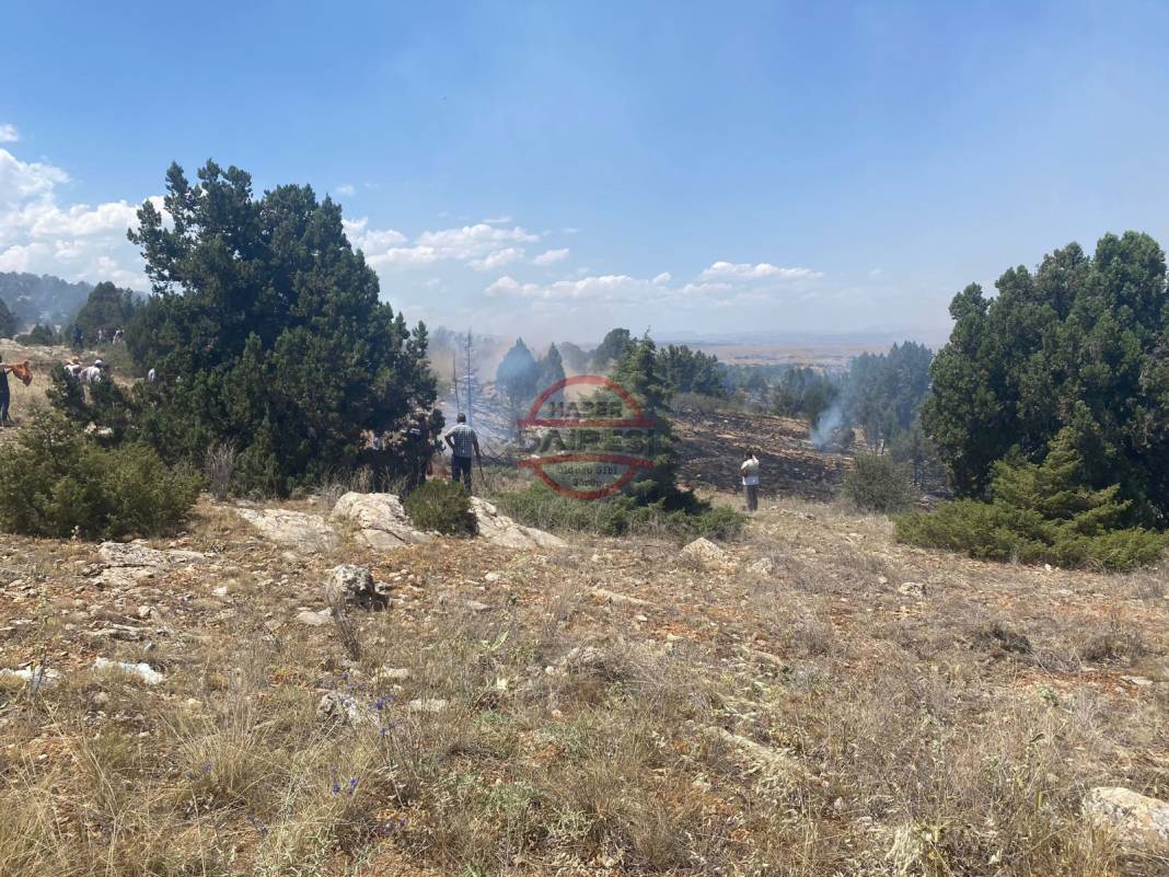 Konya’da ağaçlık alanda yangın! Acil destek çağrısı yapıldı 3